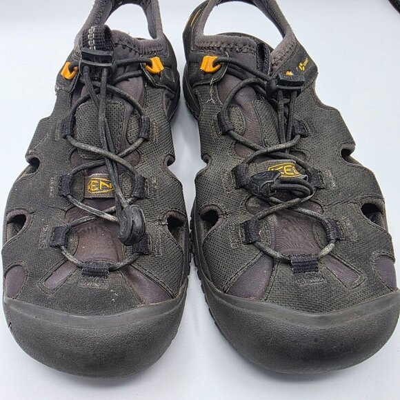 Keen SOLR Mens Size 8.5 Black Sandals Sport Water Slip On Closed Toe Casual - Picture 10 of 13